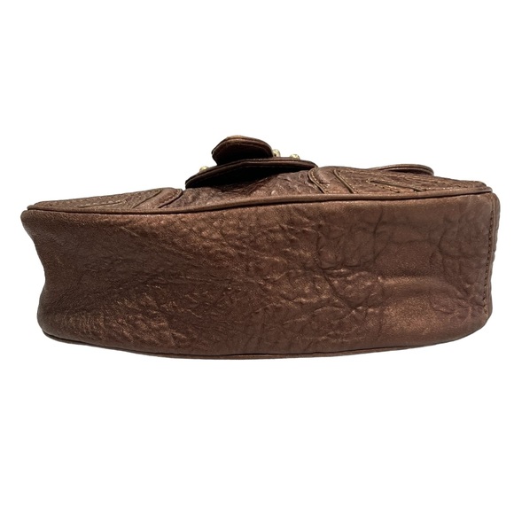 28 Vintage Botkeir Bronze Gold Chain Handbag - Picture 5 of 12